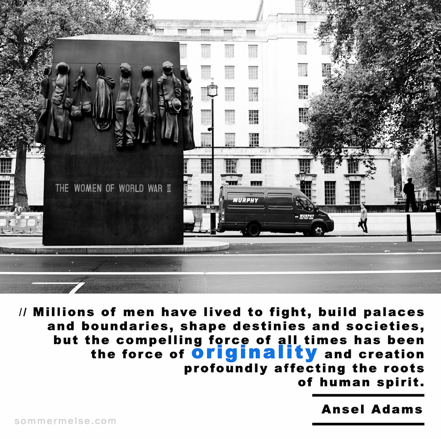 Visual Inspiration 365 - Millions of men have lived to fight, build palaces - Ansel Adams