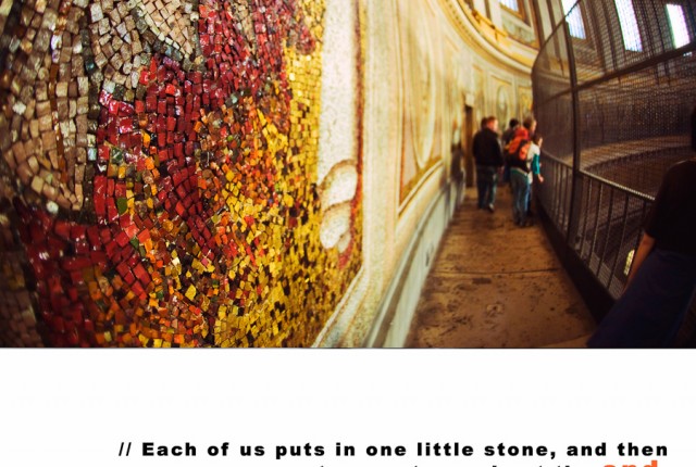 Visual Inspiration 365 - Each of us puts in one little stone and then you get a great mosaic at the end - Alice Paul
