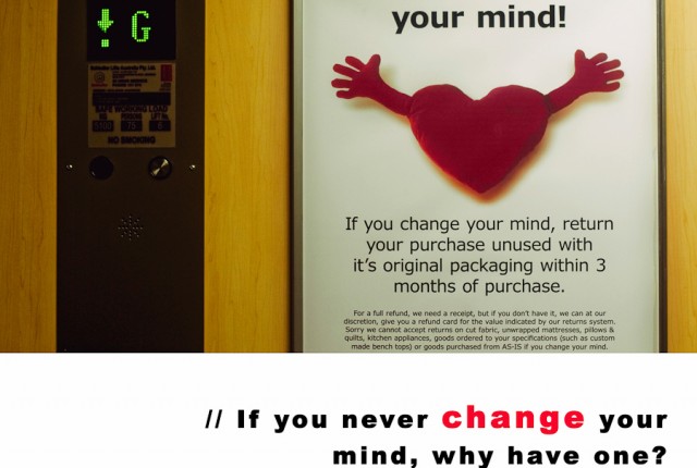 Visual Inspiration 365 - If you never change your mind why have one - Edward De Bono